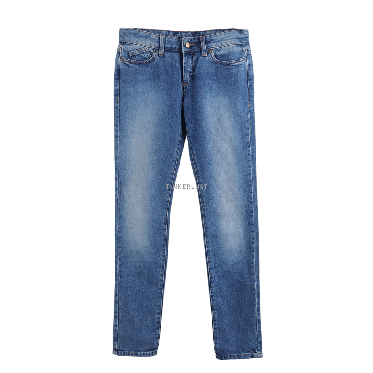 パンツ alexander mcqueen Alexander McQueen Trousers Blue pakaian bawahan celana celana-panjang Alexander Mcqueen